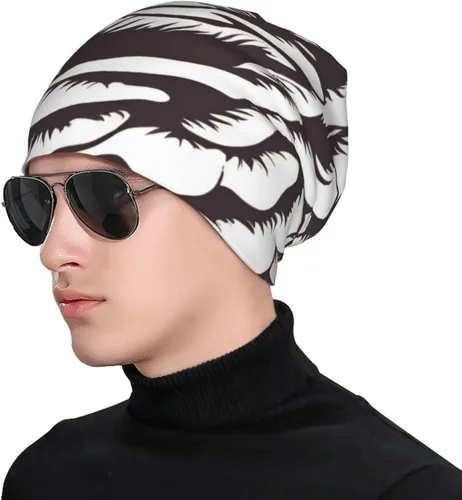 Vista 4 de Many Lovely Roses Warm and Breathable Men's and Women's Universal Versatile Brimless Hat, for Daily Home and Outdoor Activities Clothing Accessories