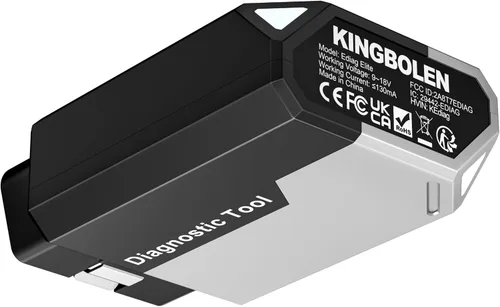 Vista 6 de KINGBOLEN Ediag Elite OBD2 Escáner Bluetooth, escáner de control bidireccional herramienta de diagnóstico para todos los sistemas para iOS