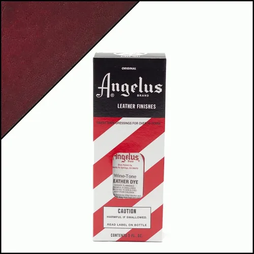 Vista 2 de Angelus Tinte para cuero, 3 oz, color vino