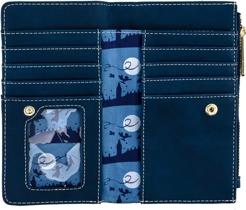Vista 3 de Loungefly Disney Peter Pan - Cartera con solapa de segunda estrella, Multi