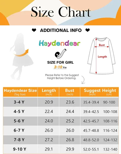 Vista 5 de Vestidos Gilrs para niños pequeños a rayas