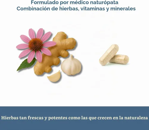 Vista 6 de Eclectic Institute Vitabiotic Immune Nuevo en cápsulas, 150 cápsulas vegetales sin OMG