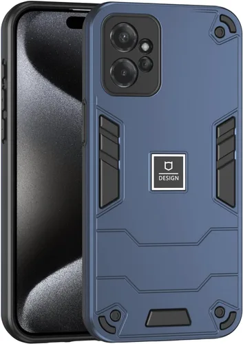 Vista 319 de Funda compatible con Redmi A1, compatible con Redmi A2 2 en 1 [PC dura + TPU], funda de teléfono negra