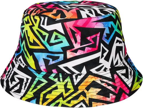 Vista 22 de Sombrero de pescador retro de los años 80 y 90 para mujeres y hombres, sombrero de pescador de moda, plegable, accesorios para rave, sombrero