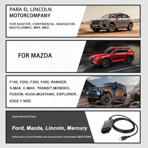 Vista 3 de Vgate vLinker FS USB OBD2 a USB Herramienta de diagnóstico de coche lector de código para FORScan OBD2 adaptador