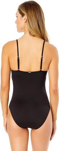 Vista 28 de Anne Cole Maillot Solid traje de baño de una pieza para mujer