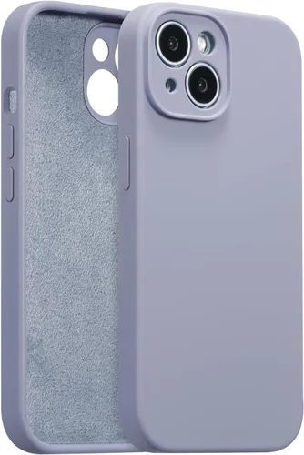 Vista 34 de Funda de silicona para iPhone Air, con [protección completa de la cámara] [forro de microfibra suave antiarañazos], funda de silicona líquida ultra