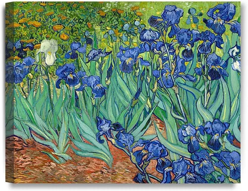 Vista 28 de Serie de pinturas de Vincent Van Gogh (favoritos). Reproducción de arte clásico de Van Gogh, impreso en lienzo, Algodón, Almond Blossom, 16x20