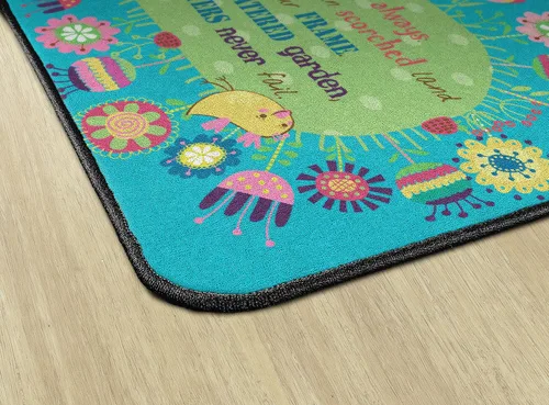 Vista 6 de Flagship Carpets God's Garden - Alfombra inspiradora de adoración bíblica, alfombra de aprendizaje para aula o hogar, habitación de niños o sala