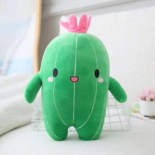 Vista 3 de AngelGift Muñeco de cactus grande y suave de peluche, animales de peluche de cactus, juguete de peluche, juguetes de peluche de cactus, el mejor