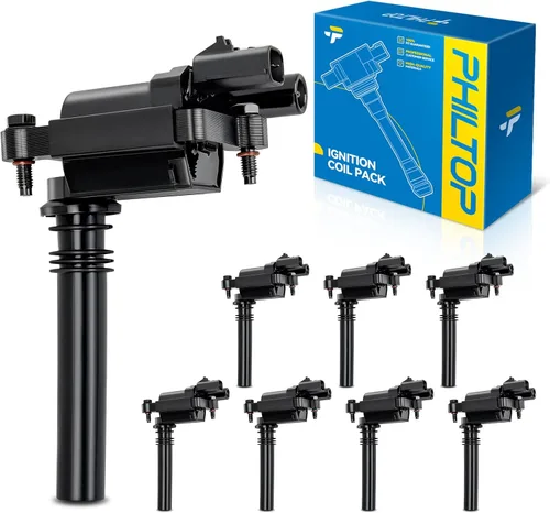 Vista 39 de PHILTOP Paquete de Bobina de Encendido para Tundra Sequoia 4Runner GX470 LS430 SC430 Land Cruiser LX470 GS430, Paquete de Bobina de Encendido UF230