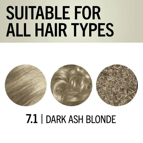Vista 7 de Schwarzkopf Keratin - Tinte para el cabello rubio, 7.0 rubio ceniza oscuro, coloración permanente de calidad profesional, sistema de refuerzo