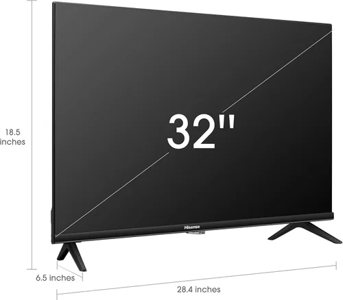 Vista 3 de Hisense Televisor inteligente Android de 32 pulgadas FHD 1080p de la serie A4 con DTS Virtual X, modos de juego y deportes, Chromecast integrado