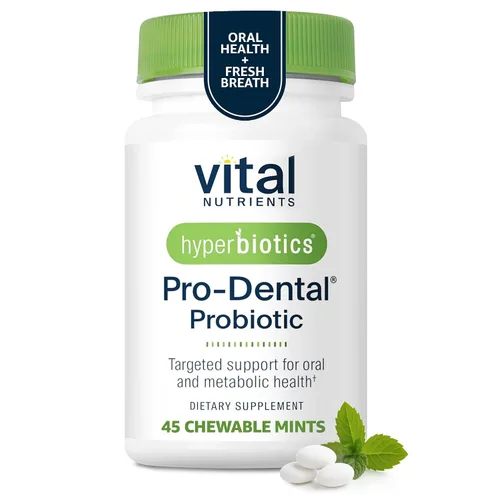 Vista 10 de Probióticos PRO-Dental para salud oral y dental, combate el mal aliento en su origen, las mejores cepas probióticas incluyendo s. salivarius BLIS