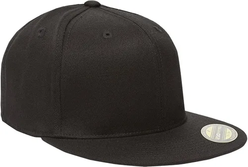 Vista 4 de Flexfit 210 Flatbill Premium Fitted, Negro