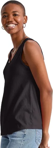 Vista 4 de Hanes Originals - Camiseta sin mangas de triple mezcla para mujer, ligera, disponible en tallas grandes