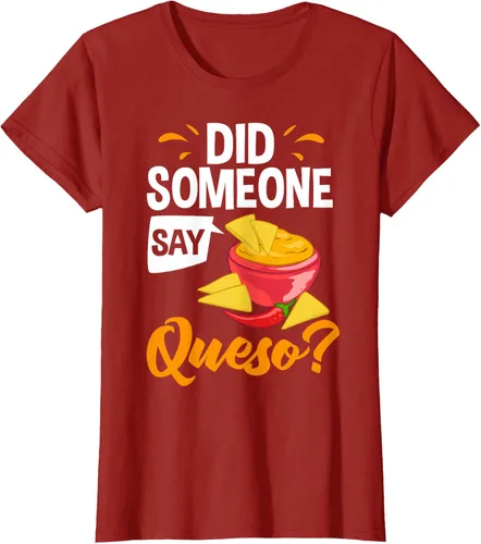 Vista 26 de Queso Dip Camiseta Chile con Queso Salsa Mexican Chips Chile con Queso, Negro