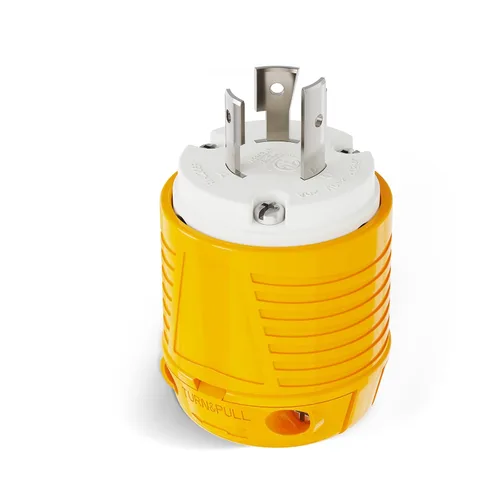 Vista 22 de RVGUARD extremos de cable de extensión macho y hembra, juego de enchufe y conector de repuesto de hoja recta de 15 A 125 V de servicio pesado, tipo