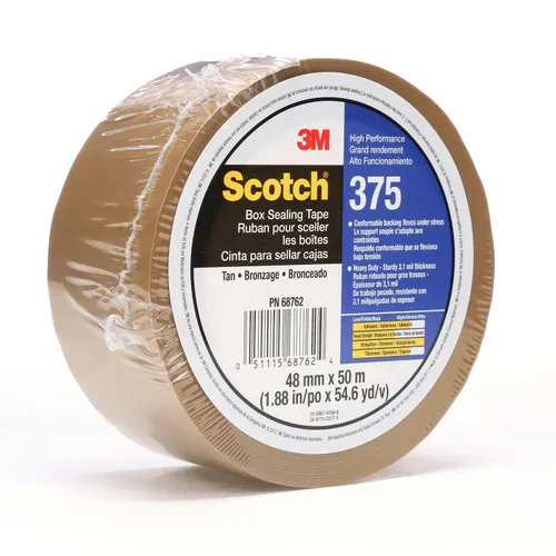 Vista 11 de 3M Scotch Box - Cinta selladora (375, transparente, 1.890 in x 2,998.7 ft, 6 cajas)