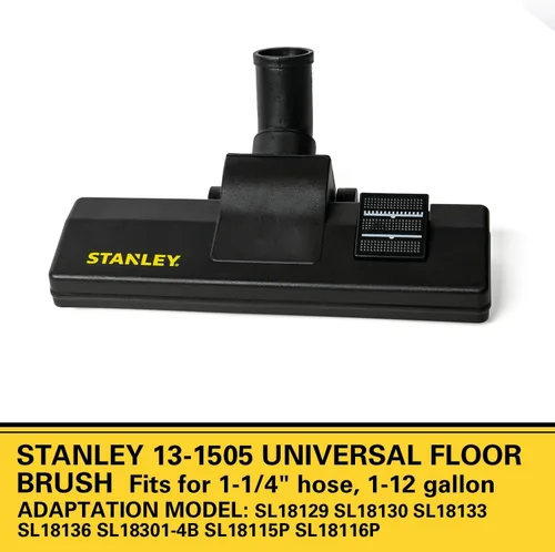 Vista 4 de Stanley 13-1505 Cepillo universal para aspiradoras húmedas/secas con una manguera de 1.25