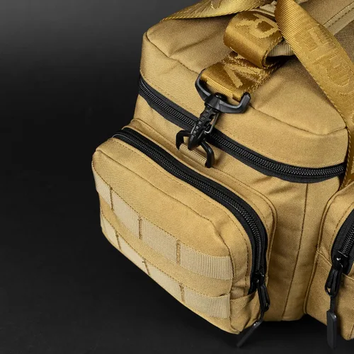 Vista 9 de WOLFpak 9L Mini Bolsa Táctica para Almuerzo - Bolsa Termo Resistente al Agua de 1000D, Aislada, Múltiples Bolsillos, Panel MOLLE y de Parches, Ideal
