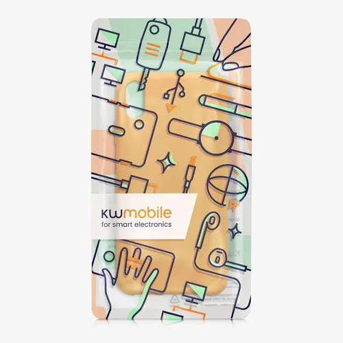 Vista 7 de kwmobile Funda compatible con Apple iPhone XR - Funda de silicona TPU con acabado suave - Mango