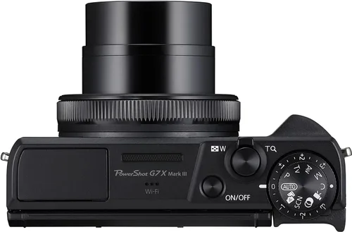 Vista 5 de Cámara digital Canon PowerShot G7 X Mark III (negra) paquete con tarjeta de memoria de 64 GB, trípode Spider Flex, lector de tarjetas USB de alta