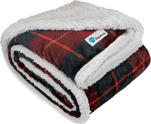 Vista 19 de PetAmi Manta para perros pequeños y medianos, manta de cama para mascotas, gatos, cachorros, gatitos, funda de vellón para muebles, protector
