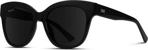 Vista 4 de WearMe Pro - Gafas de sol retro polarizadas de gran tamaño con ojo de gato para mujer talla única