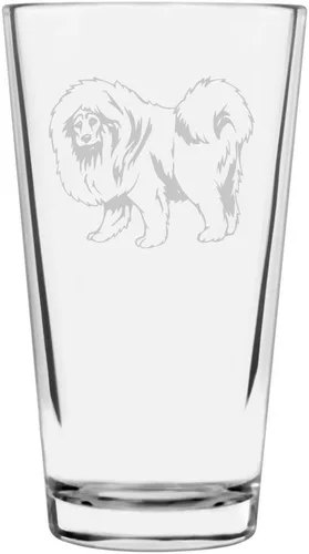 Vista 7 de Podenco Canario - Vaso de pinta de 16 onzas con temática de perro personalizado