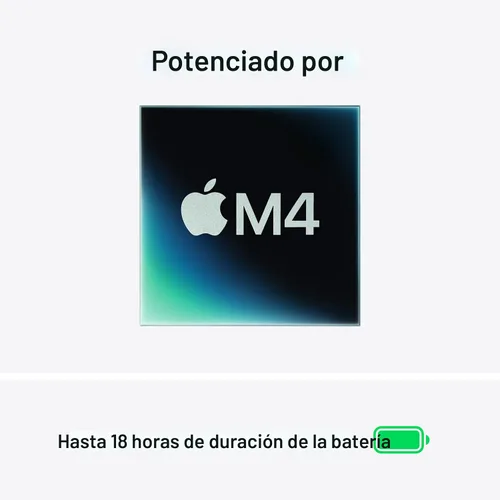 Vista 3 de Apple Laptop MacBook Air 2025 de 13 pulgadas con chip M4: diseñada para Apple Intelligence, pantalla de retina líquida de 13.6 pulgadas, memoria