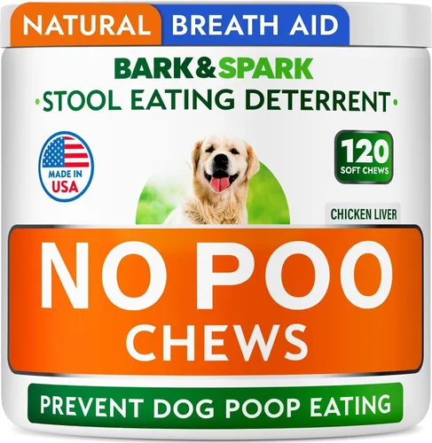 Vista 17 de BARK&SPARK Masticables ambientadores de aliento de dientes de perro Probióticos para ayudar al aliento