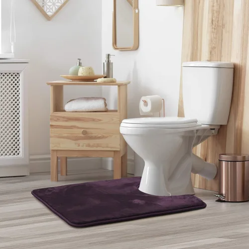 Vista 120 de Clara Clark Alfombra de Baño 24" x 17" - Alfombras de Baño, Tapete de Baño de Espuma Viscoelástica, Afelpado, Acogedor, Ultra Suave, Antideslizante