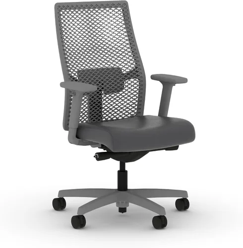 Vista 22 de HON Ignition 2.0 ReActiv - Silla de oficina ergonómica, silla de escritorio de malla con soporte lumbar, inclinación de sincronización avanzada