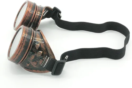 Vista 3 de Gafas Steampunk Gafas Vintage Soldadura Gótica (Copper)