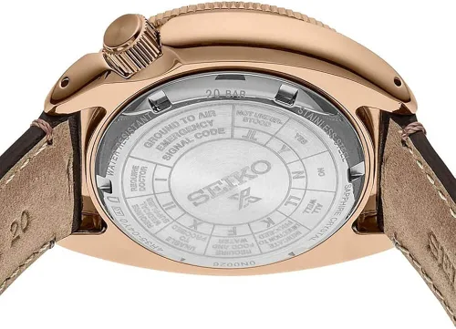Vista 4 de SEIKO SRPG18 Prospex - Reloj para hombre color marrón 1669in acero inoxidable Marrón Buceador