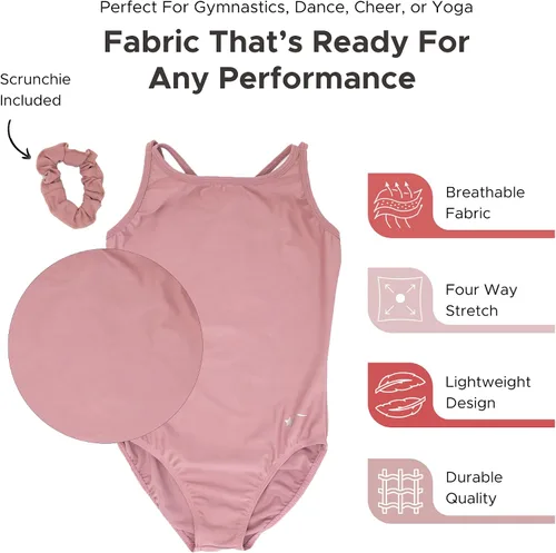 Vista 16 de Destira Ballet Leotards for Women - Super Soft Dance and Ballet Leotards for Toddlers, Girls, and Women - JUNIOR/ADULT SIZES