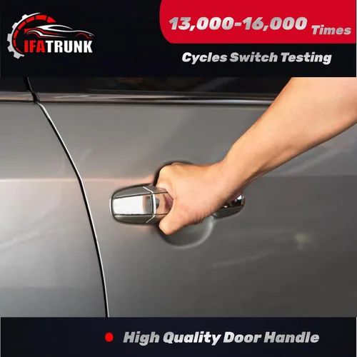 Vista 6 de Manija de compuerta trasera para Toyota Tundra 2007 2008 2009 2010 2011 2012 2013, con orificio para cámara de respaldo y orificio de cerradura que