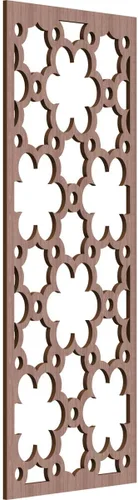 Vista 135 de 9 3/8"W x 24 3/8"H x 1/4"T Southgate Decorativos Paneles De Pared De Madera Calado, Abedul