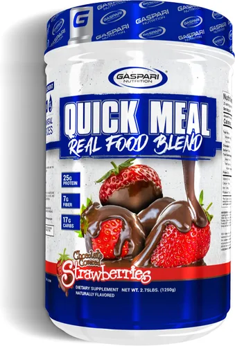 Vista 5 de Gaspari Nutrition Comida rápida, batido de proteína de reemplazo total de comida, proteína completa de aislado de proteína de carne, proteína