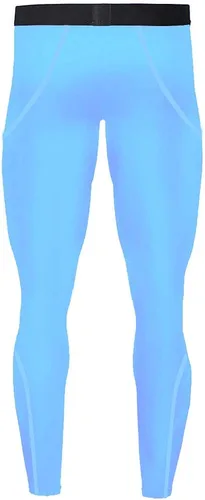 Vista 5 de 1Bests Conjunto deportivo para hombre, camiseta de compresión y pantalones ajustados para la piel, manga larga, secado rápido, para gimnasio, yoga