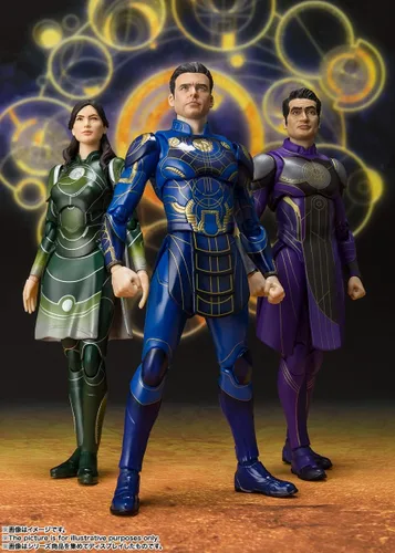Vista 7 de Bandai Spirits S.H. Figuarts Marvel Eternal Ecaris, Aprox. 5.9 pulgadas (5.906 in), PVC y ABS Figura de acción pintada