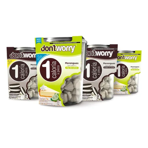 Vista 13 de Don't Worry Galletas de merengue Doble sabor a chocolate y galletas y crema Dulce bajo en azúcar con 4 calorías por unidad Postre keto