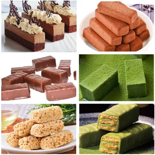 Vista 5 de JOERSH Molde de barra de granola, molde rectangular de silicona para barra de caramelo profundo para hornear barras energéticas de chocolate