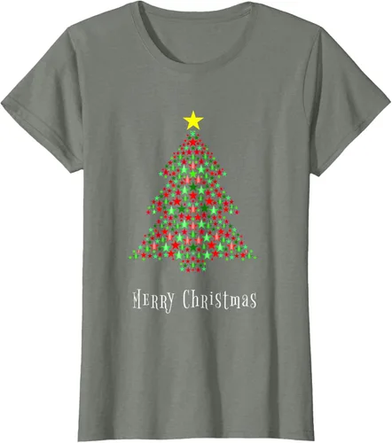Vista 17 de Celebración del árbol de Navidad - Feliz Navidad - Camiseta de Navidad