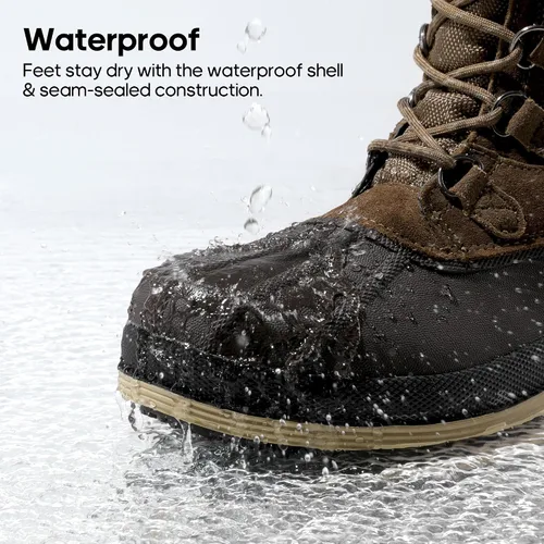 Vista 2 de NORTIV 8 Botas de nieve impermeables aisladas para hombre