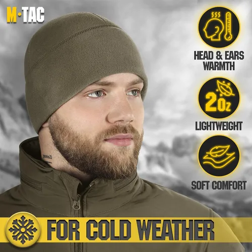 Vista 5 de M-Tac Gorra de reloj de forro polar - Gorro táctico de invierno con Slimtex