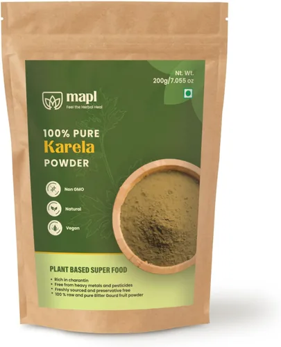 Vista 8 de MAPL Amla Powder (7.05 oz) – Superalimento indio orgánico para el cuidado del cabello Grosella espinosa india/polvo de amalaki 100% puro Apoya