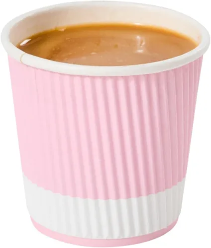 Vista 37 de Tazas para café de papel aislado, pared ondulada, kraft, 12 onzas - Caja de 25 unidades - tapas a juego: RWA0360B, RWA0360W, RWA0328LG, RWA0328GR