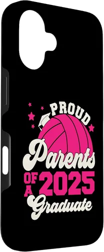 Vista 3 de iPhone 16 Parents of a 2025 Graduate Senior Graduation Volleyball Case